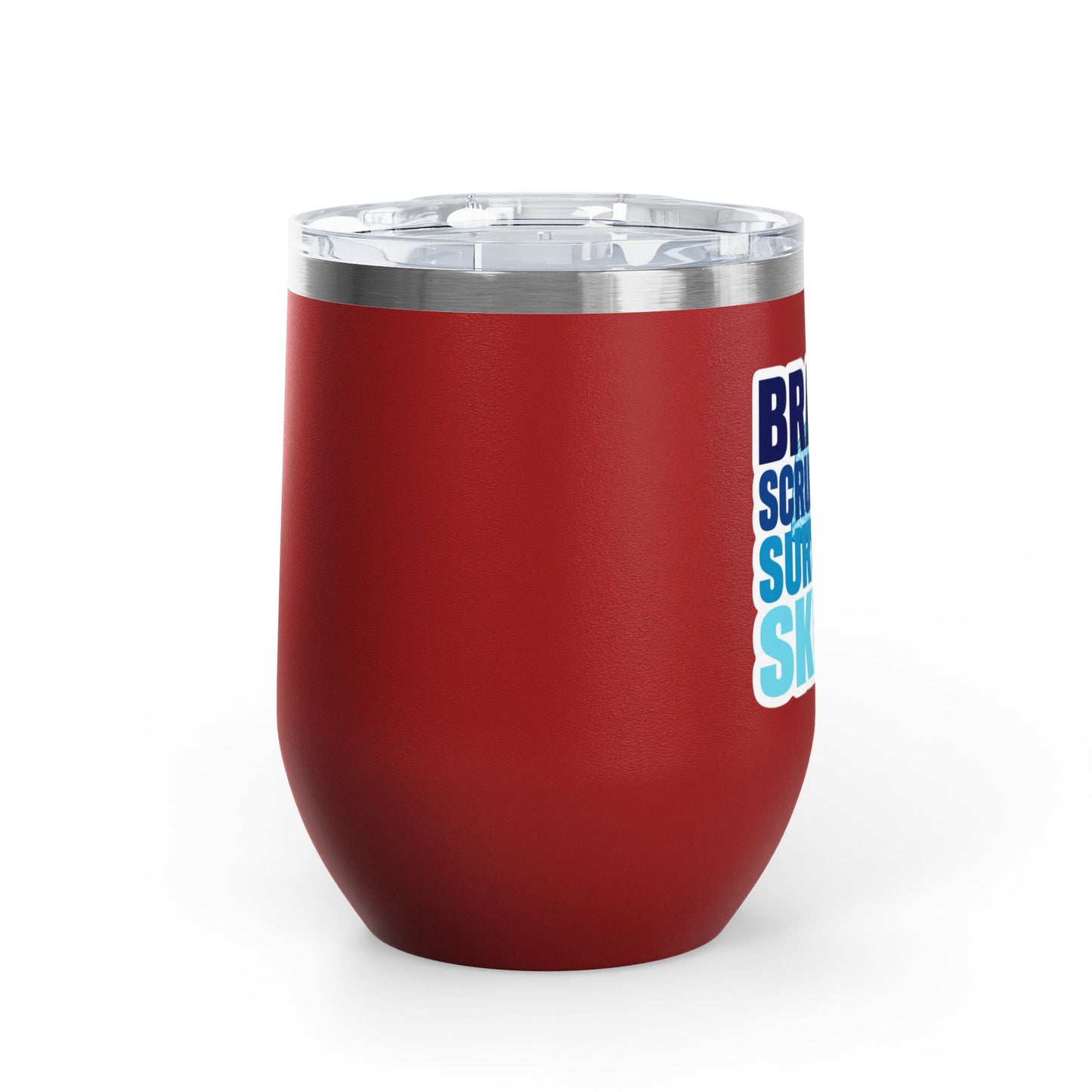 Brains, scrubs and surgical skills blue Tumbler