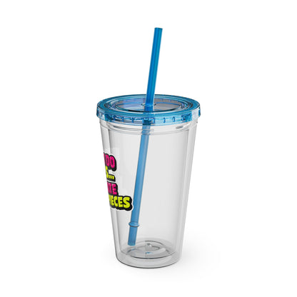 I don't do nails I create masterpieces Clear Insulated Cup
