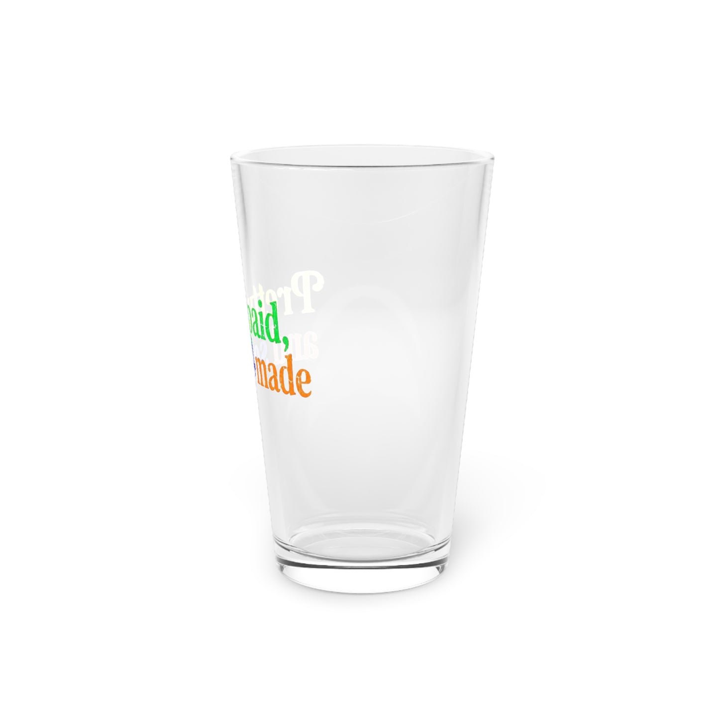 Pretty, paid, and self-made Beer Glass