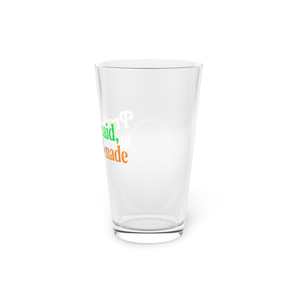 Pretty, paid, and self-made Beer Glass