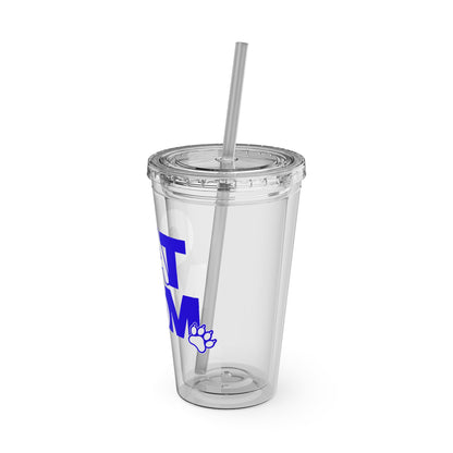 Cat mom blue Insulated Cup
