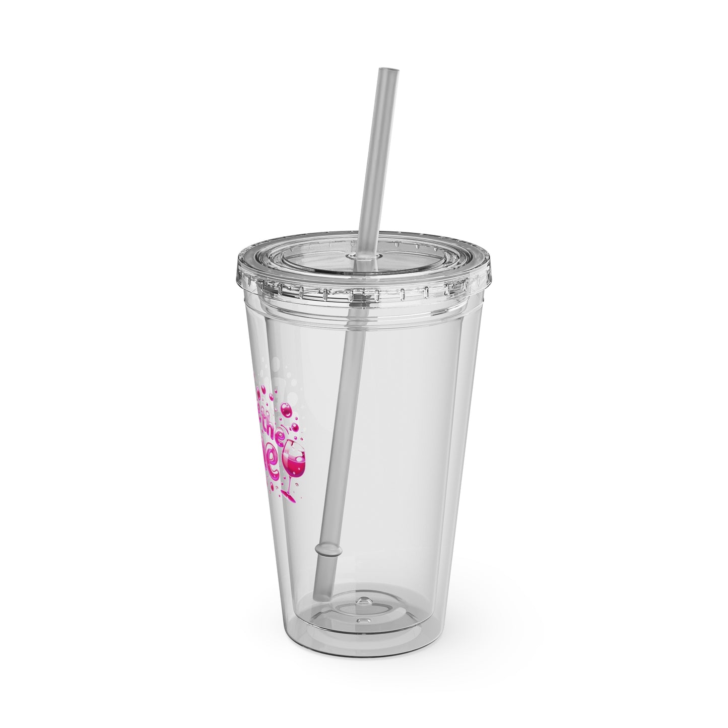 Blame the wine Clear Insulated Cup