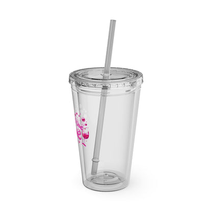 Blame the wine Clear Insulated Cup