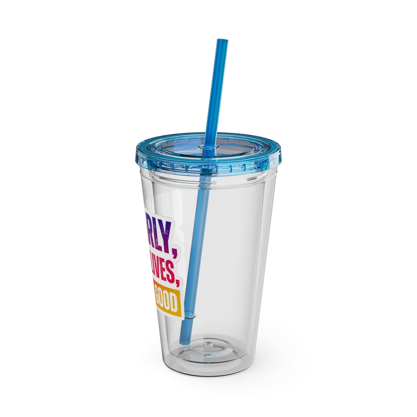 Up early, saving lives, looking good Clear Insulated Cup