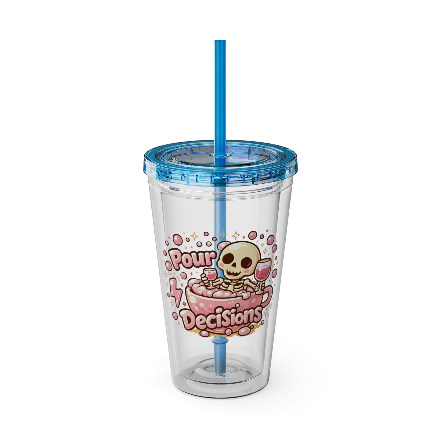Pour decisions Clear Insulated Cup