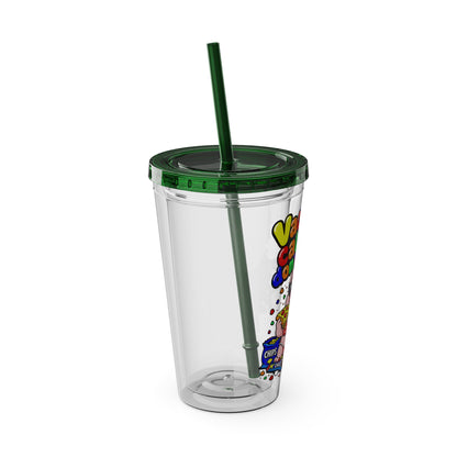 Vacation calories don't count Clear Insulated Cup
