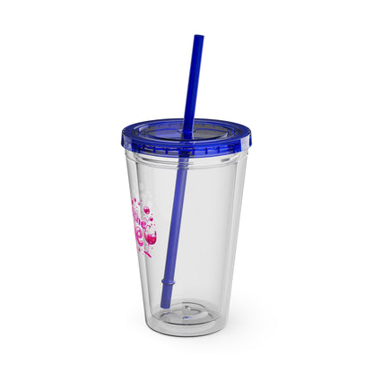 Blame the wine Clear Insulated Cup