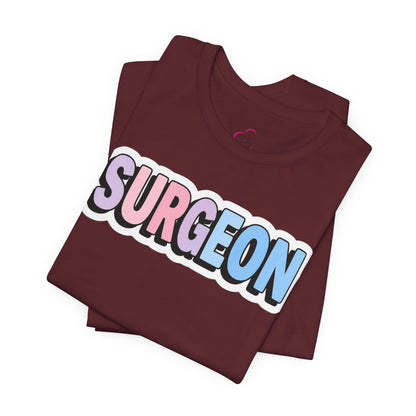 SURGEON faux sticker T-shirt