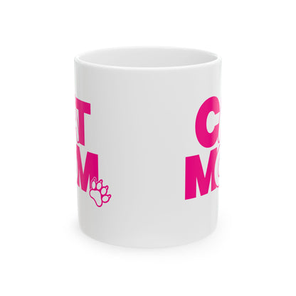 Cat mom pink Mug