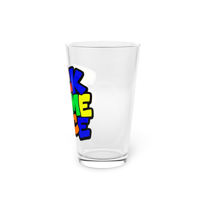 Talk to me nice Beer Glass