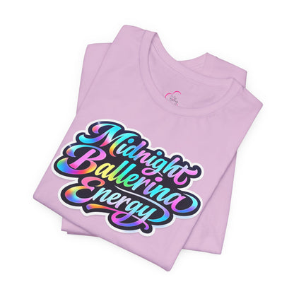 Midnight ballerina energy T-shirt