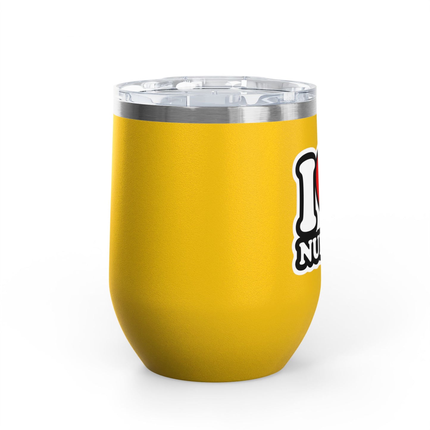 I love nurses faux sticker Tumbler