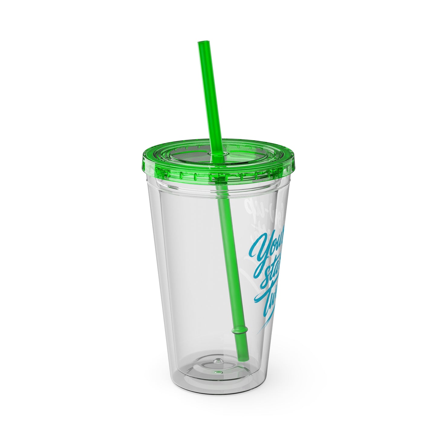Your glow up starts with my tweezers Clear Insulated Cup
