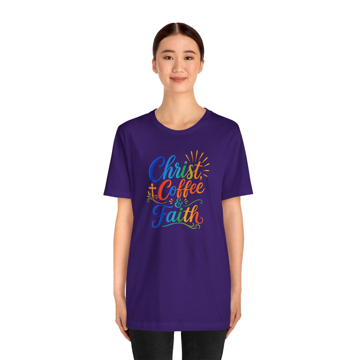 Christ, coffee and faith T-shirt