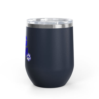 Dog mom blue Tumbler