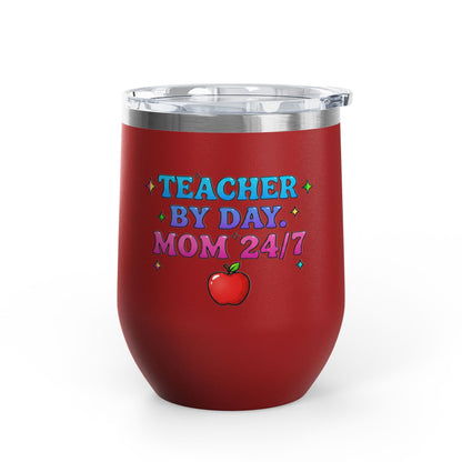 Teacher by day mom 24/7 Tumbler