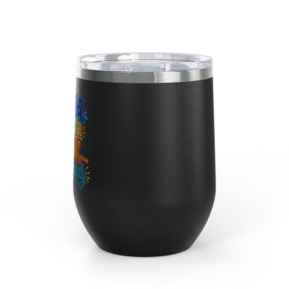 Mama needs a drank immediately T-shirt Wine Tumbler