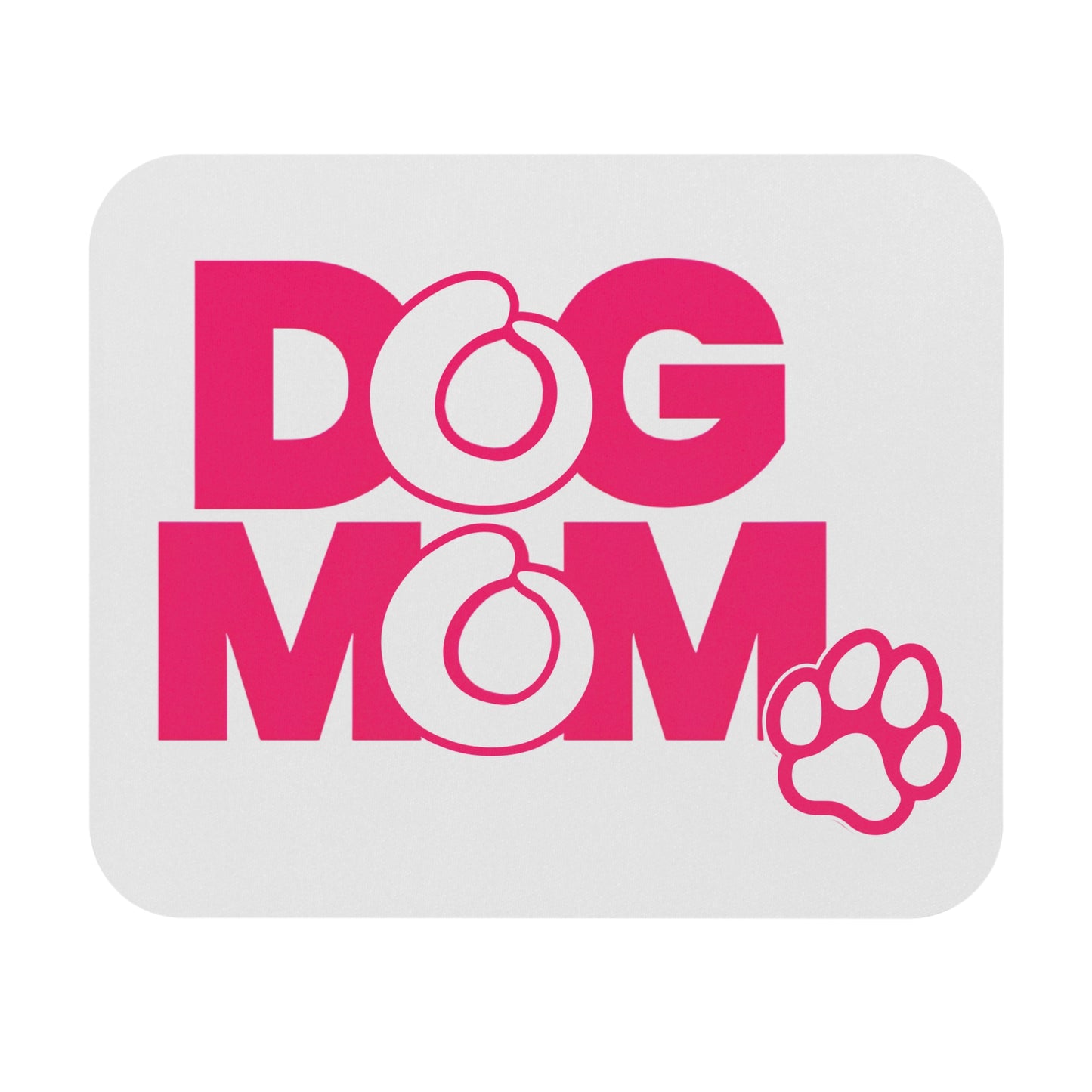 Dog mom pink Mouse Pad