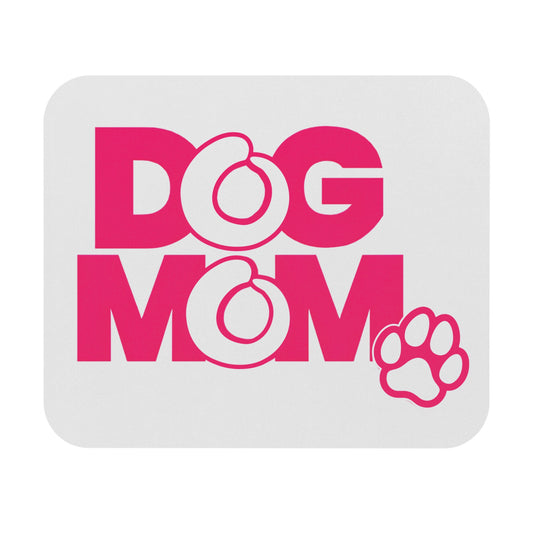 Dog mom pink Mouse Pad