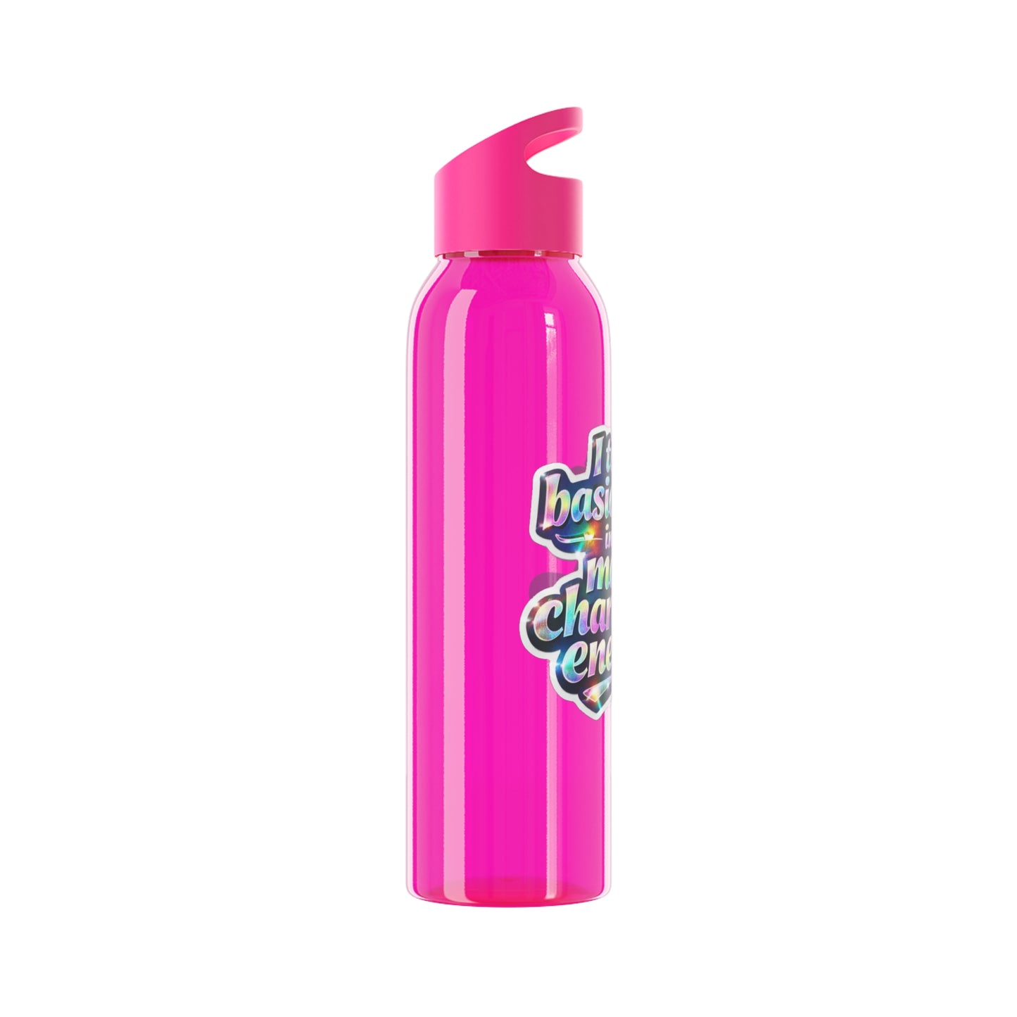 I turn basic sets into main character energy Water Bottle