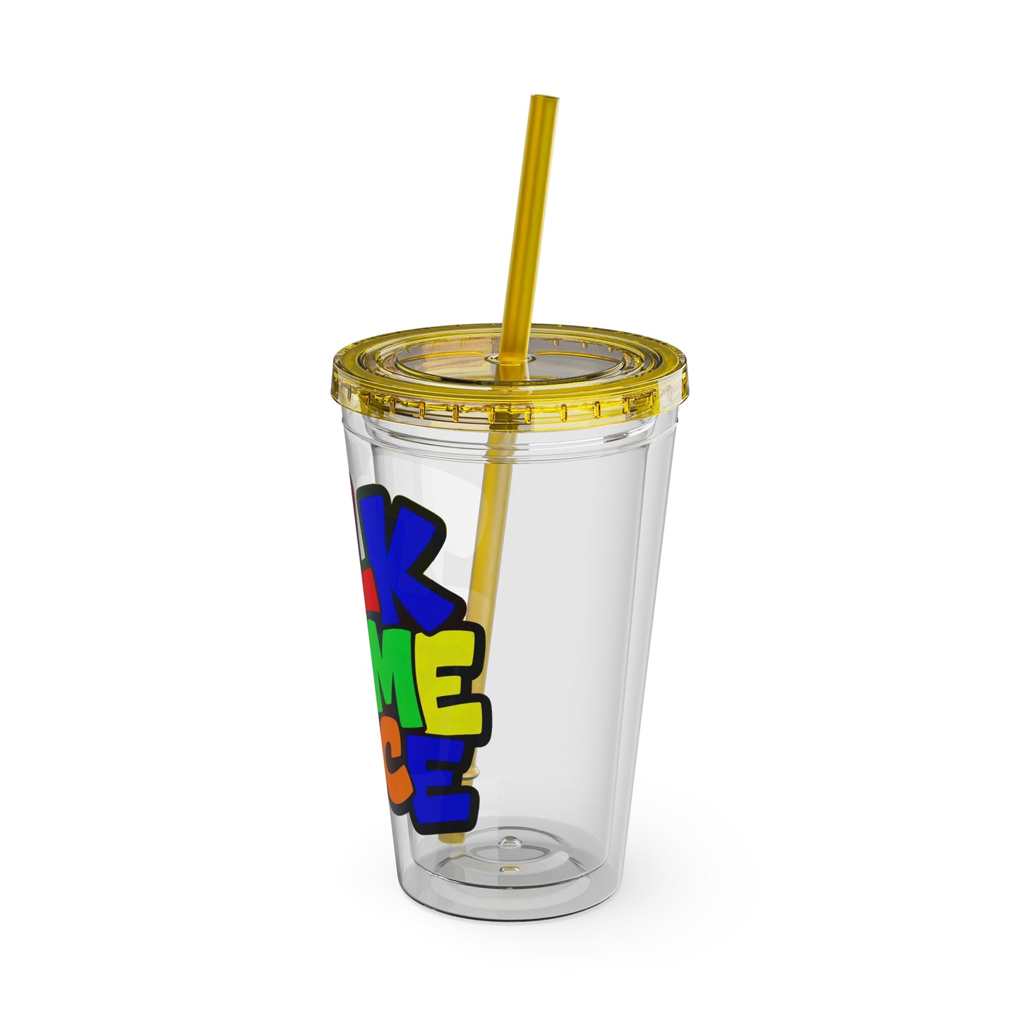 Talk to me nice Clear Insulated Cup