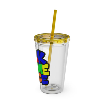 Talk to me nice Clear Insulated Cup