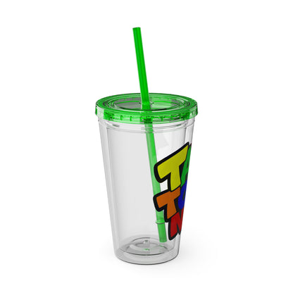 Talk to me nice Clear Insulated Cup