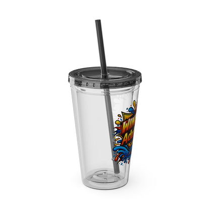 WINE NOW Adult later Clear Insulated Cup