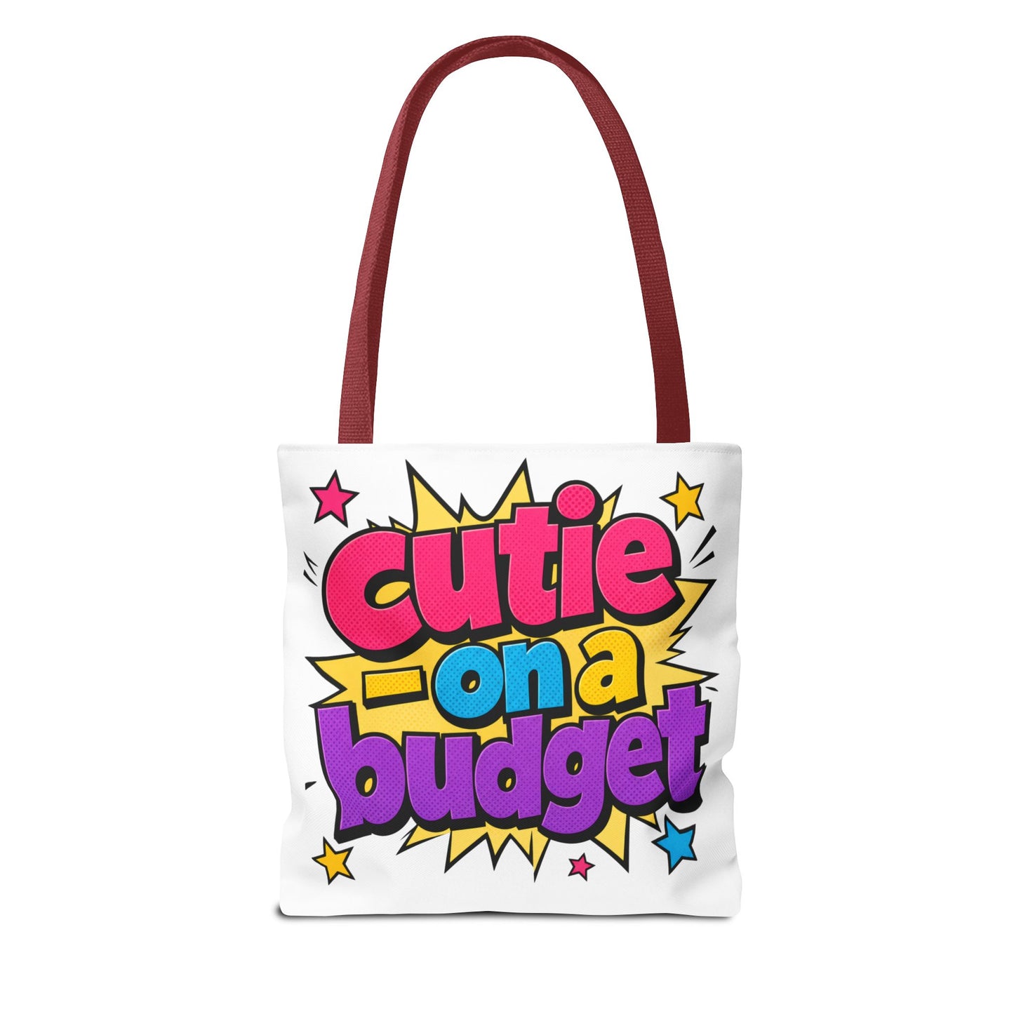 Cutie on a budget Tote Bag