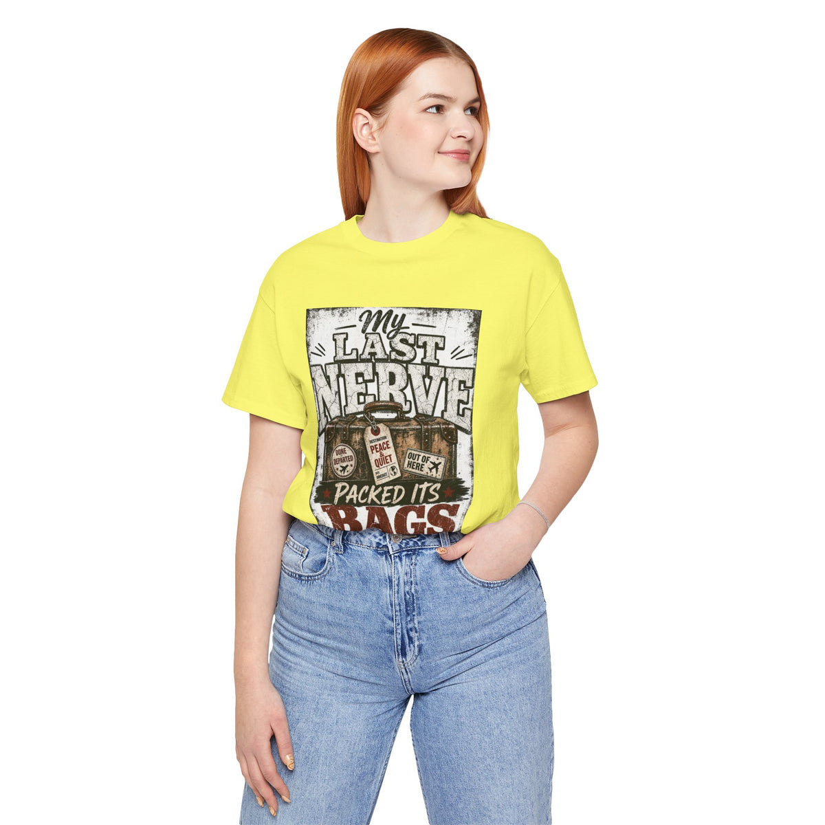 My last nerve packed it's bags T-shirt