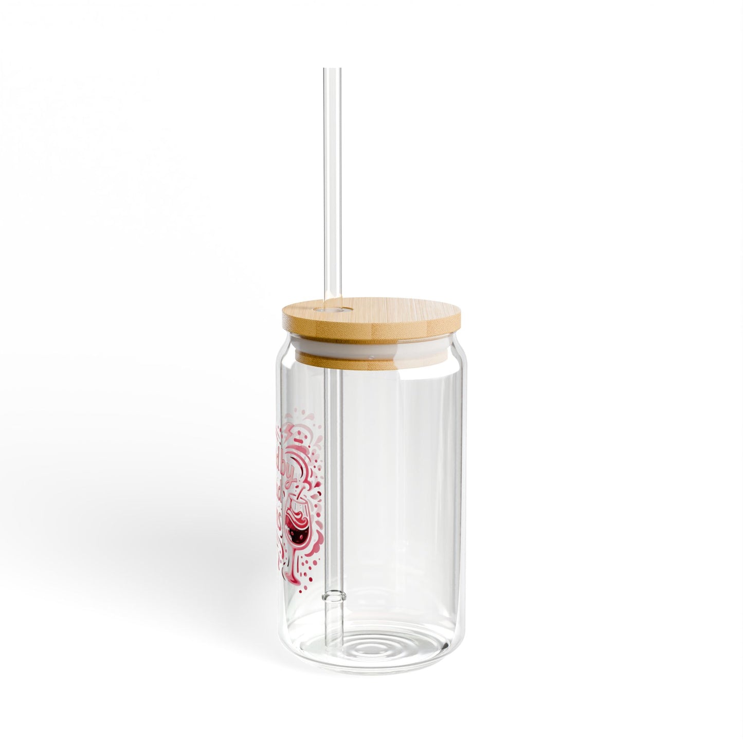 Powered by wine and bad decisions Sipper Glass
