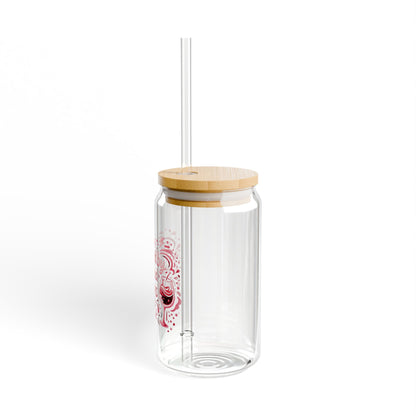 Powered by wine and bad decisions Sipper Glass