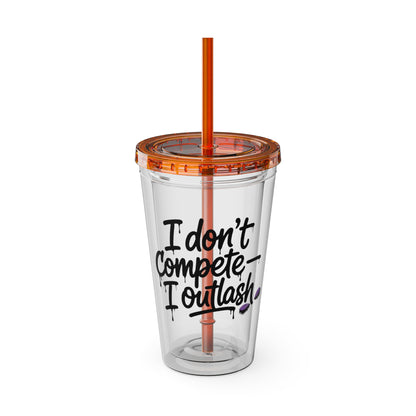 I don't compete I outlash Clear Insulated Cup