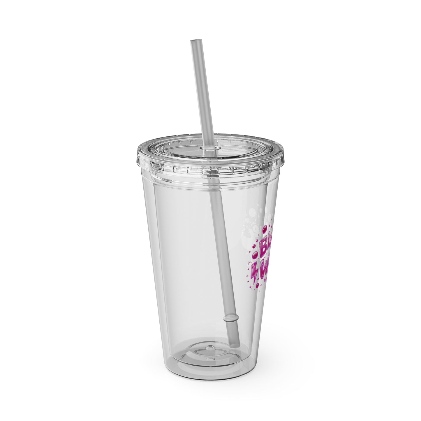 Blame the wine Clear Insulated Cup