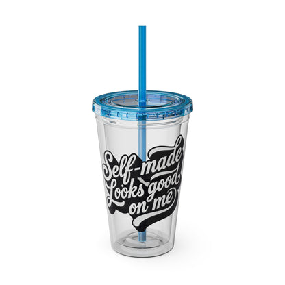 Self-made looks good on me Insulated Cup