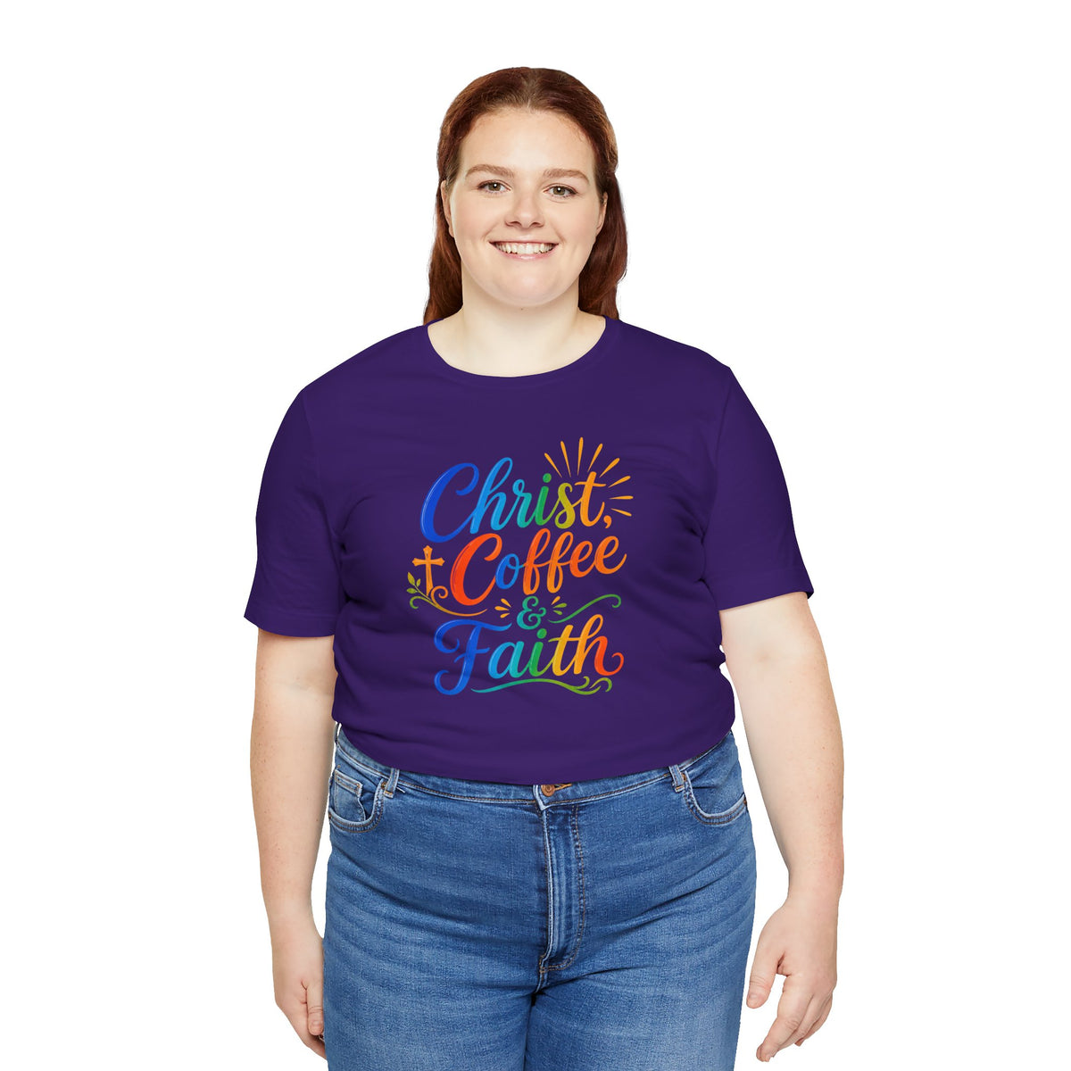 Christ, coffee and faith T-shirt