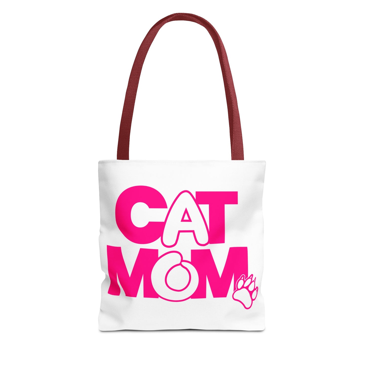 Cat mom pink Tote Bag