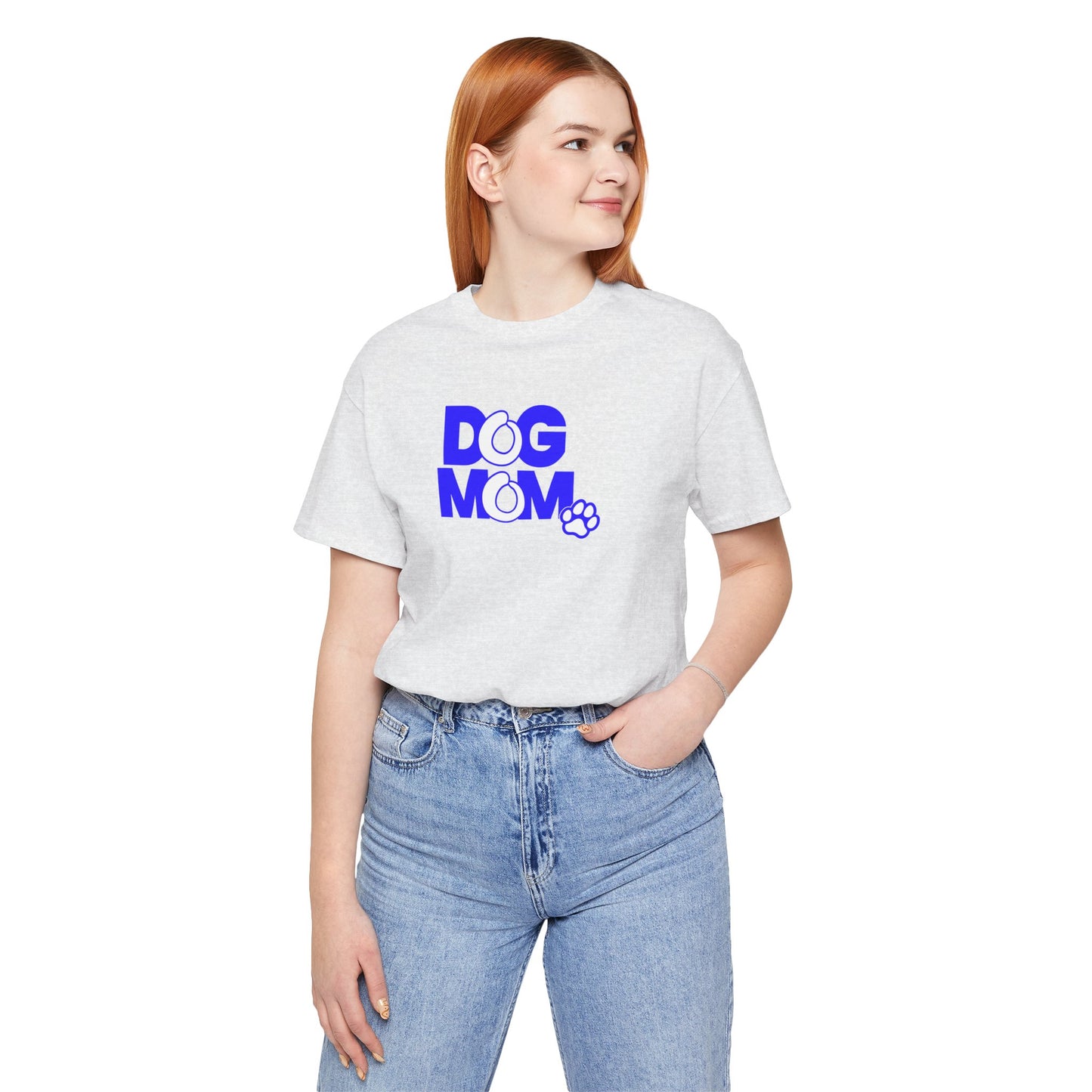 Dog mom blue T-shirt