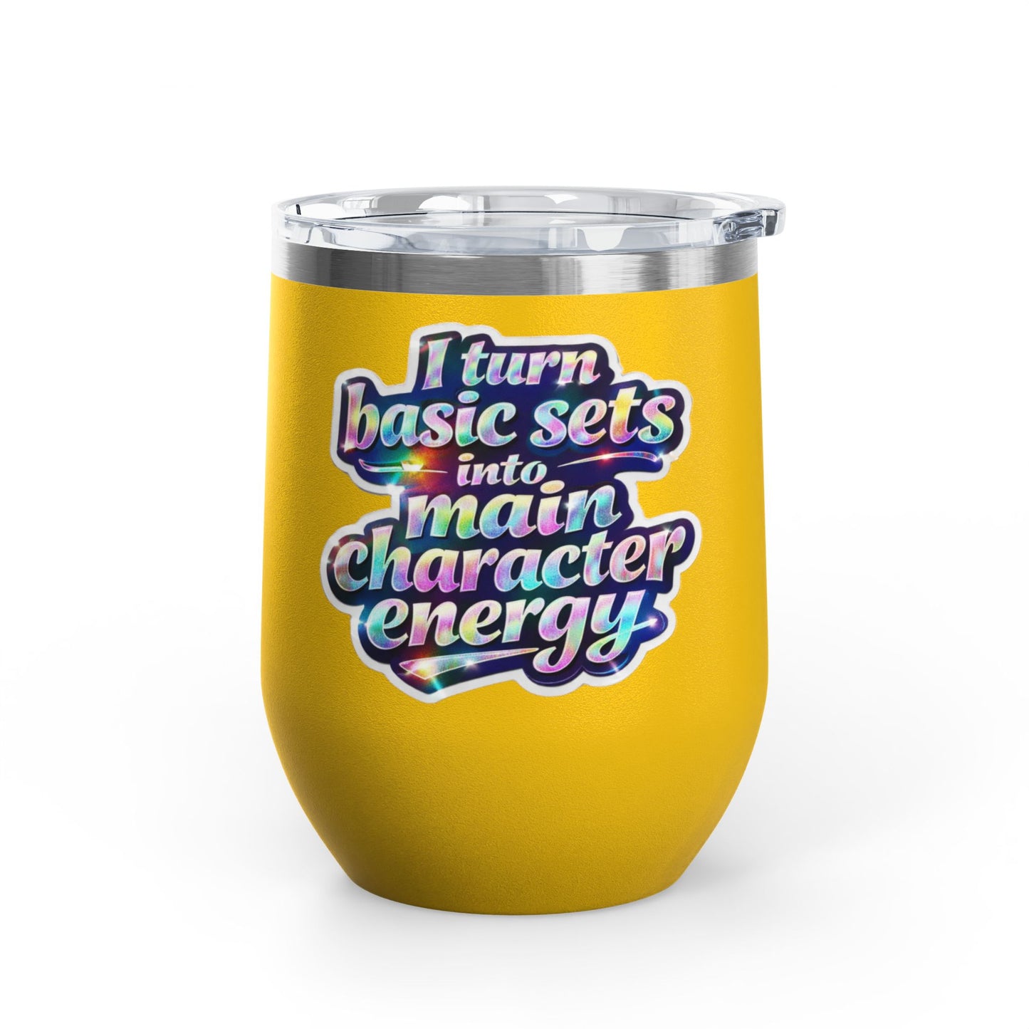 I turn basic sets into main character energy Tumbler