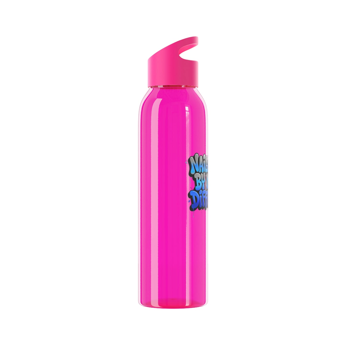 Nails done by me hit different Water Bottle