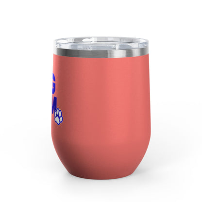 Dog mom blue Tumbler