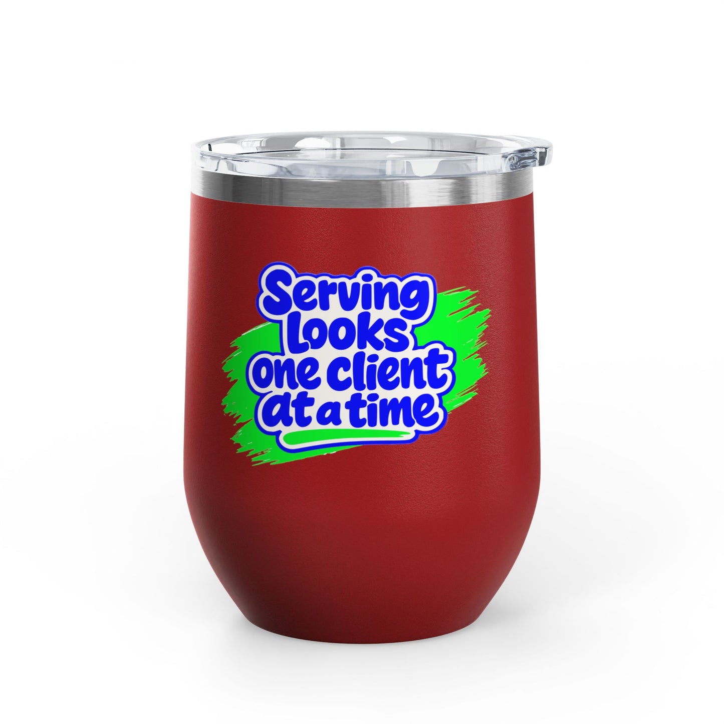 Serving looks one client at a time Tumbler