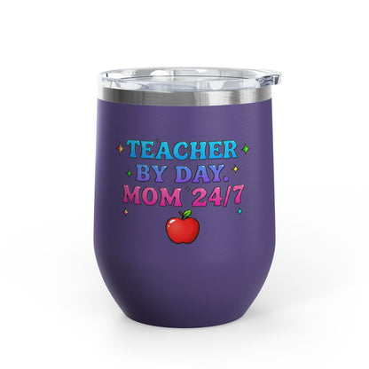Teacher by day mom 24/7 Tumbler