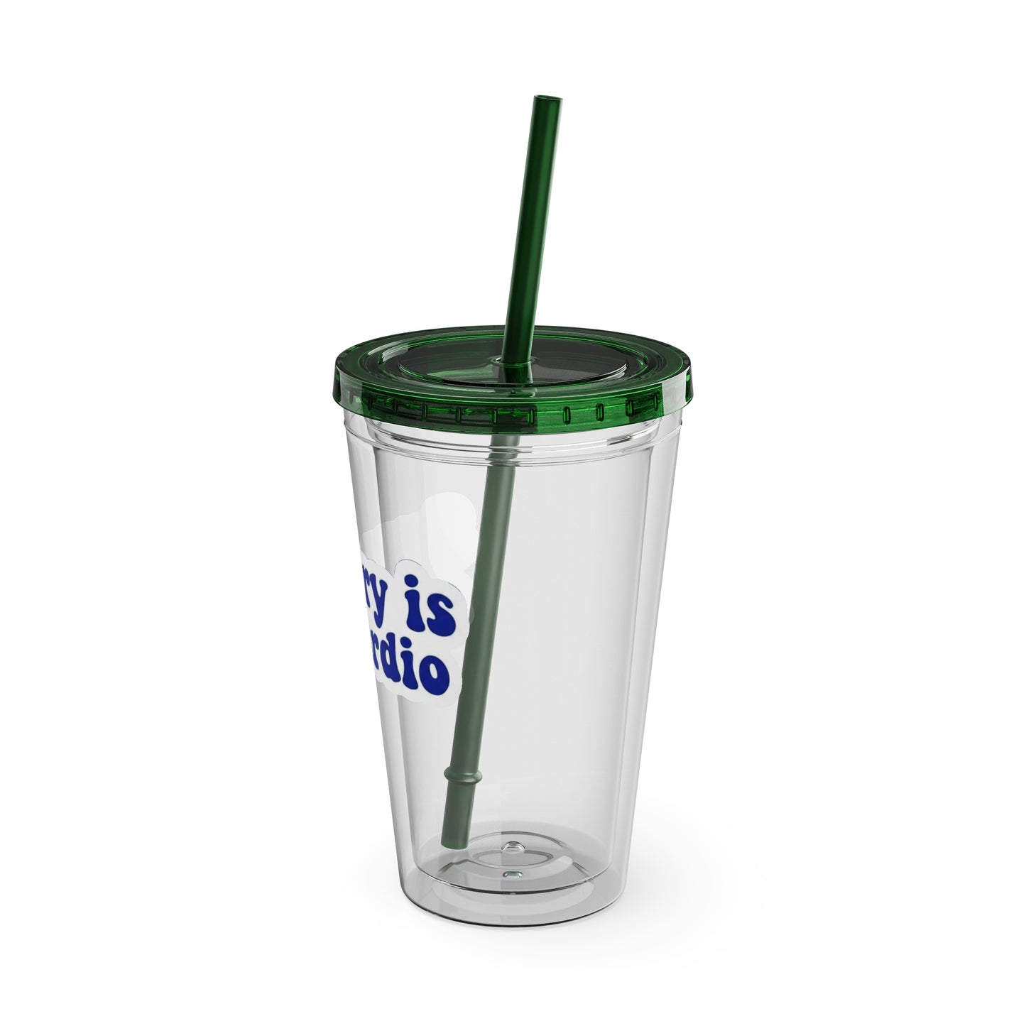 Surgery is my cardio Clear Insulated Cup