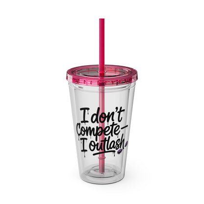 I don't compete I outlash Clear Insulated Cup