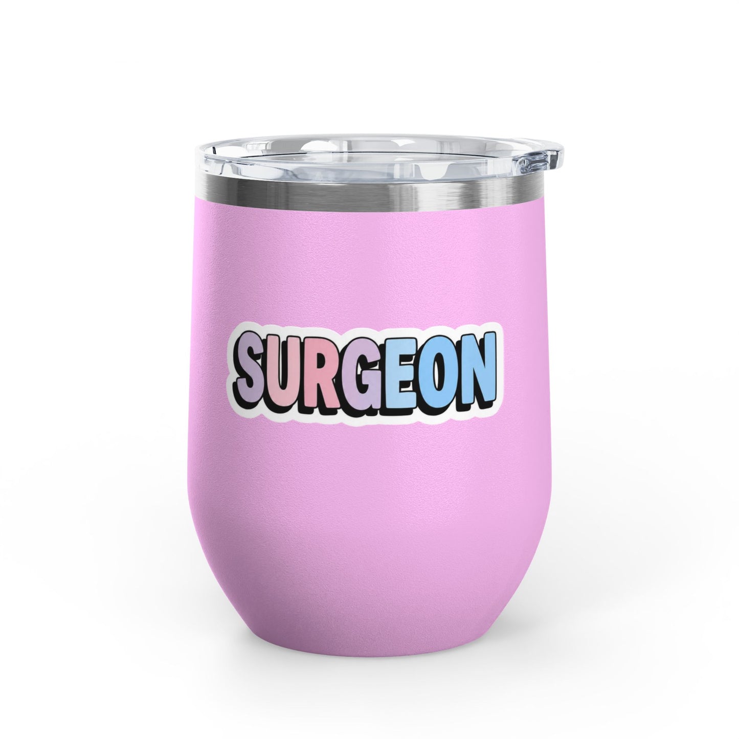 SURGEON faux sticker Tumbler