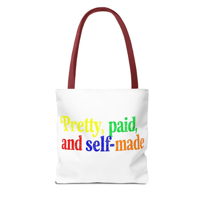 Pretty, paid, and self-made Tote Bag