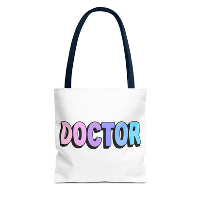 DOCTOR faux sticker Tote Bag