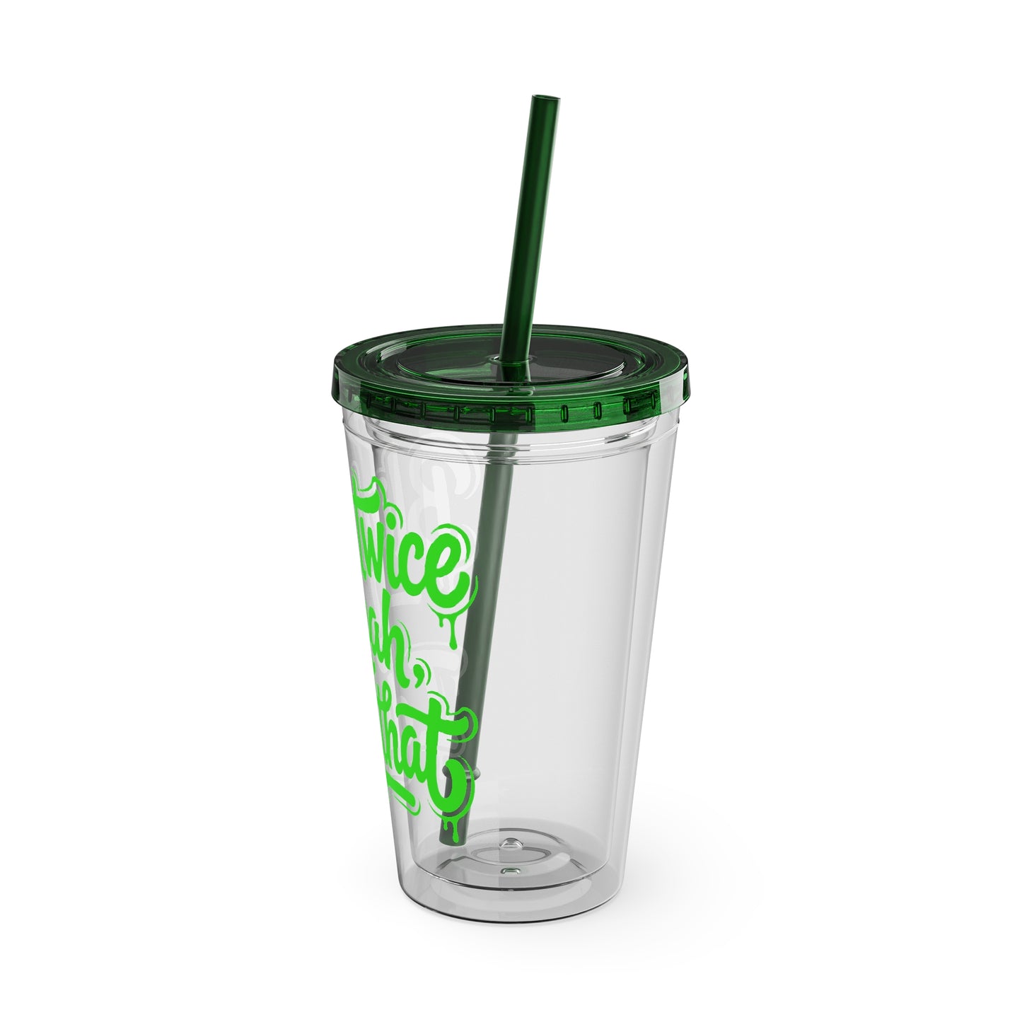 Blink twice yeah I did that Clear Insulated Cup