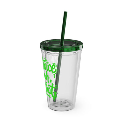 Blink twice yeah I did that Clear Insulated Cup